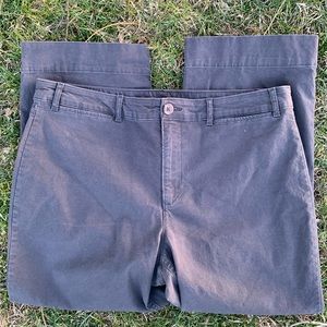 •OLD NAVY•WOMEN’S•Size 16 M•Utility Perfect Straight Twill•Panther (Dk Grey)